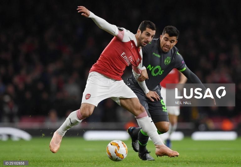 Arsenal vs Sporting, Inglaterra.