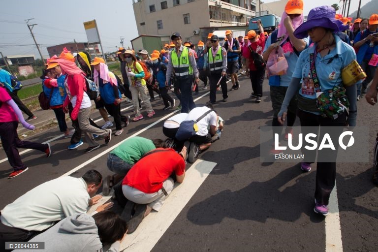 Taiwan: Procissão da deusa Mazu