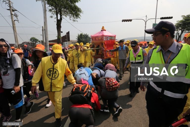 Taiwan: Procissão da deusa Mazu