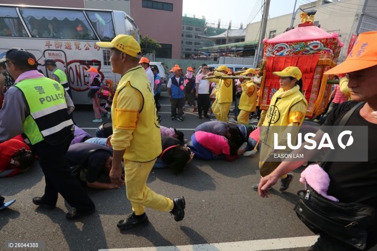 Taiwan: Procissão da deusa Mazu