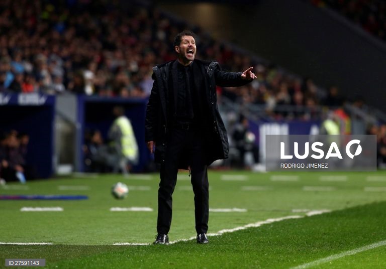 Futebol: Atlético de Madrid vs FC Barcelona em Madrid.