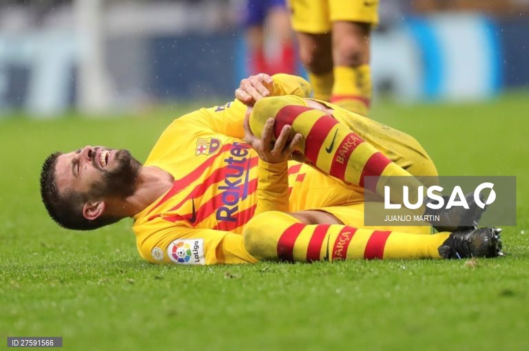 Futebol: Atlético de Madrid vs FC Barcelona em Madrid.