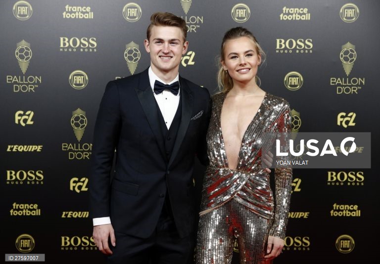 Cerimónia de entrega dos prémios Bola de Ouro 2019 em Paris.