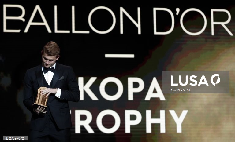 Cerimónia de entrega dos prémios Bola de Ouro 2019 em Paris.