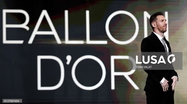 Cerimónia de entrega dos prémios Bola de Ouro 2019 em Paris.