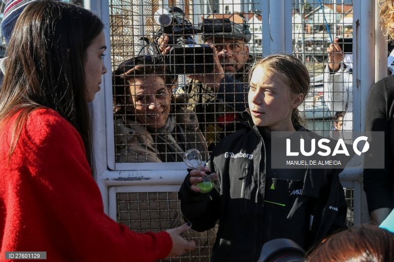 Greta Thunberg chega a Lisboa