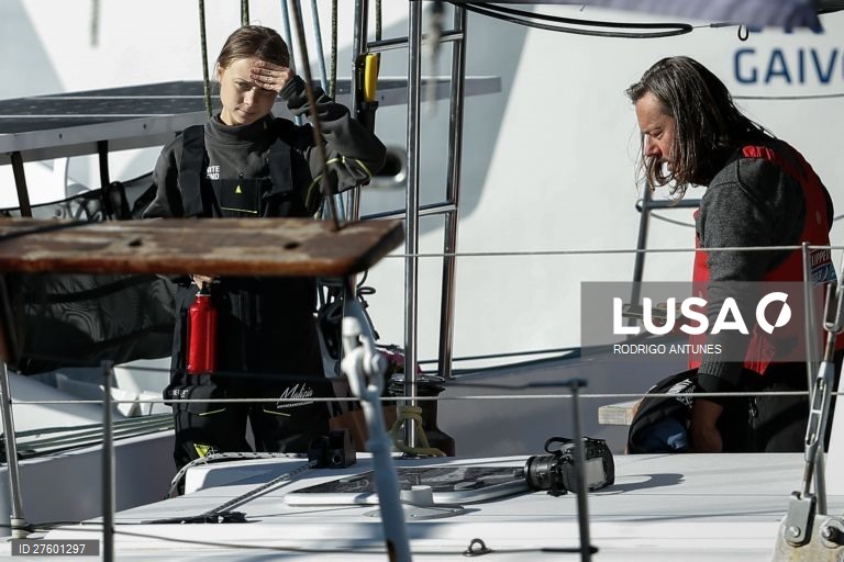 Greta Thunberg chega a Lisboa