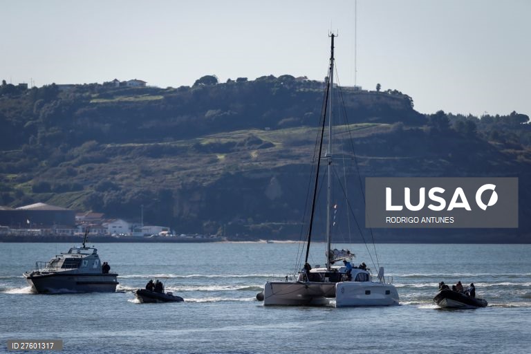 Greta Thunberg chega a Lisboa