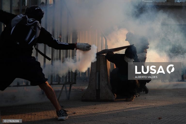 Manifestação no Chile