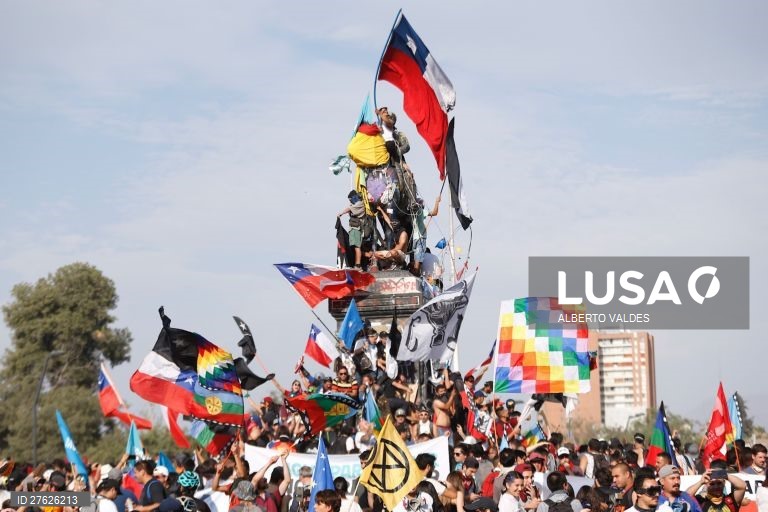 Manifestação no Chile