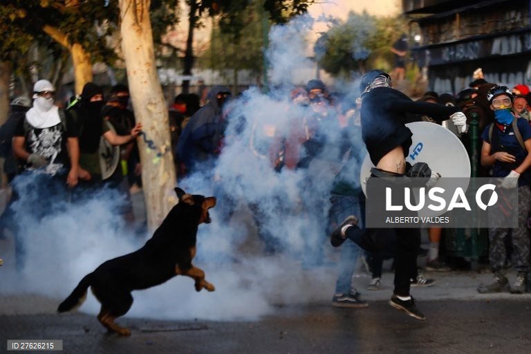 Manifestação no Chile