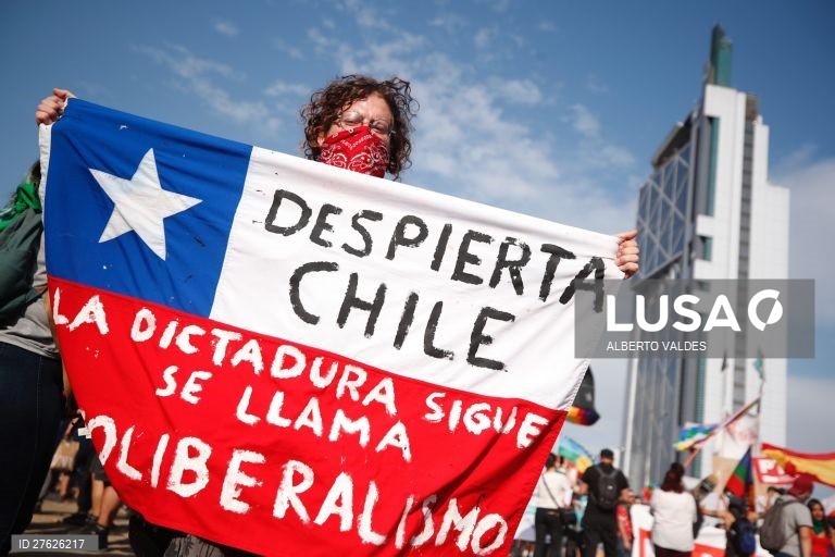 Manifestação no Chile