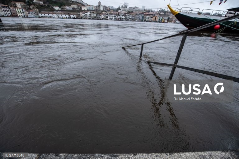 Mau tempo em Portugal.