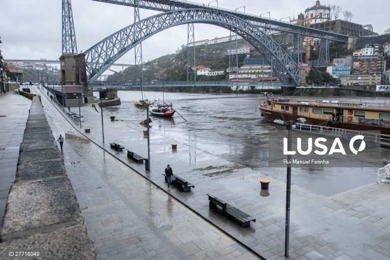 Mau tempo em Portugal.