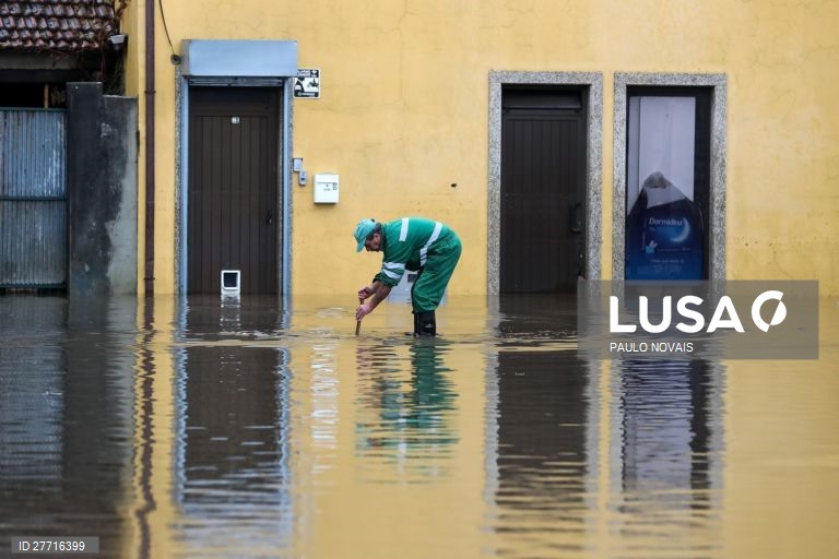 Mau tempo em Portugal.