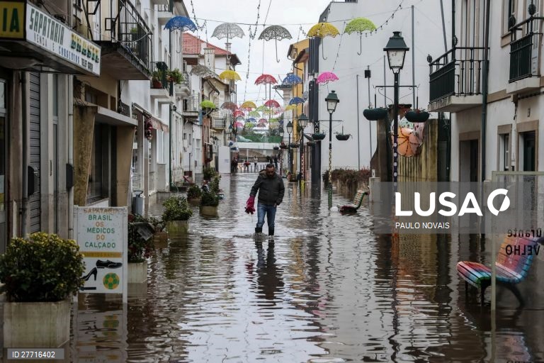 Mau tempo em Portugal.
