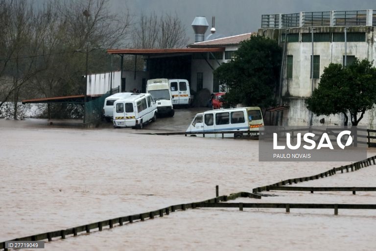 Mau tempo em Portugal.
