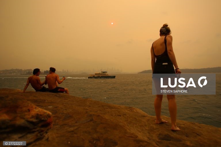 Os incêndios florestais continuam ativos na Austrália, com as temperaturas acima dos 40 graus.