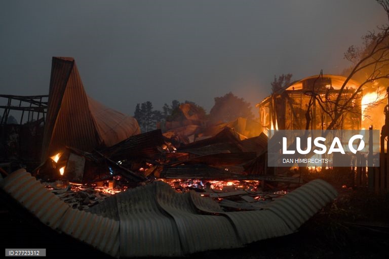 Os incêndios florestais continuam ativos na Austrália, com as temperaturas acima dos 40 graus.