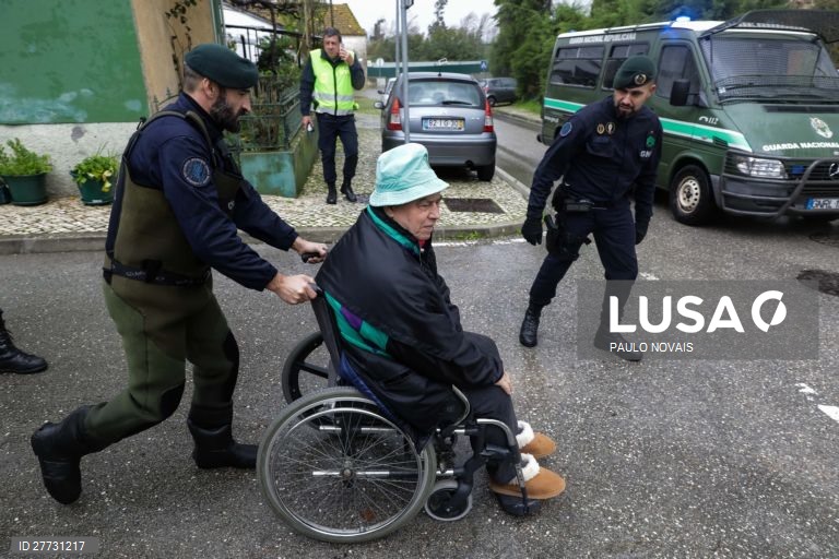 Mau tempo em Portugal.