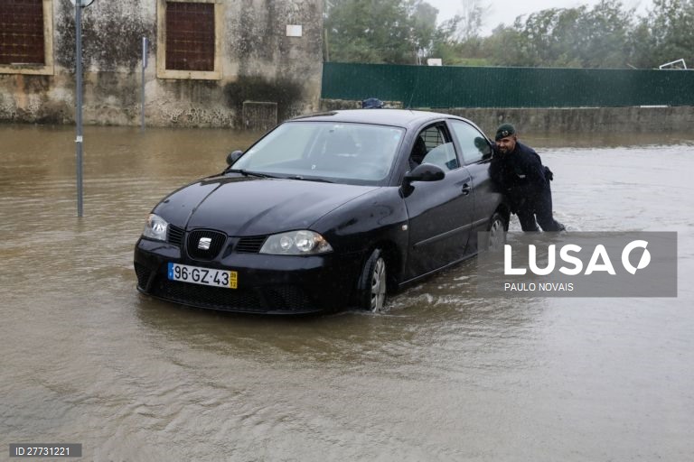 Mau tempo em Portugal.