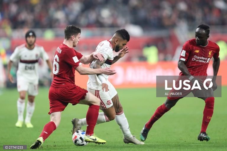 Futebol: Mundial de Clubes entre o Flamengo e o Liverpool no Qatar.