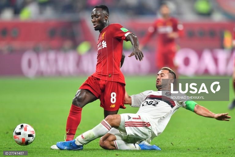 Futebol: Mundial de Clubes entre o Flamengo e o Liverpool no Qatar.