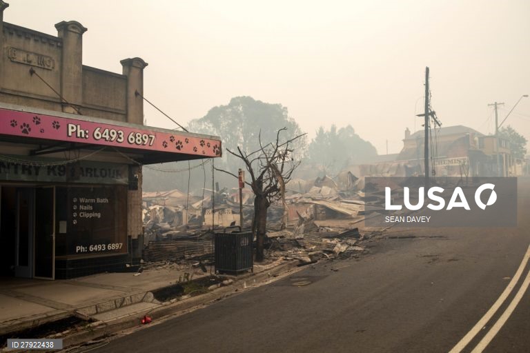 Incêndios florestais na Austrália.
