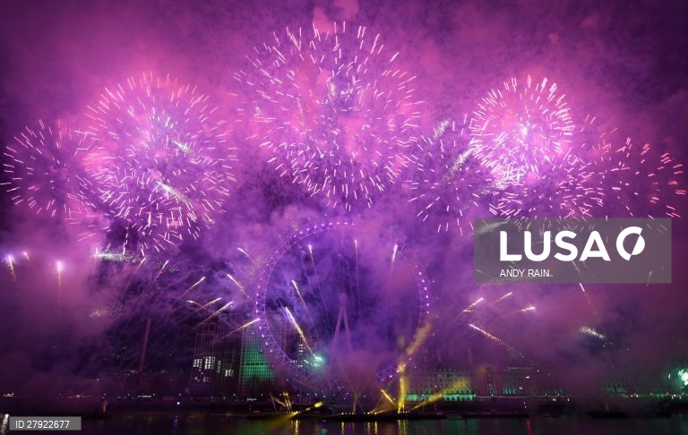 Festejos de Ano Novo no mundo.