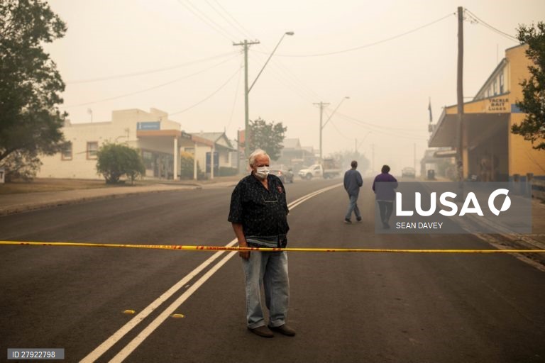 Incêndios florestais na Austrália.