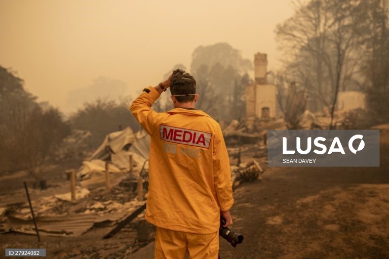 Incêndios florestais na Austrália.