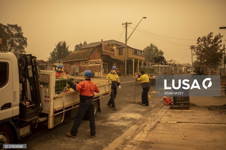 Incêndios florestais na Austrália.