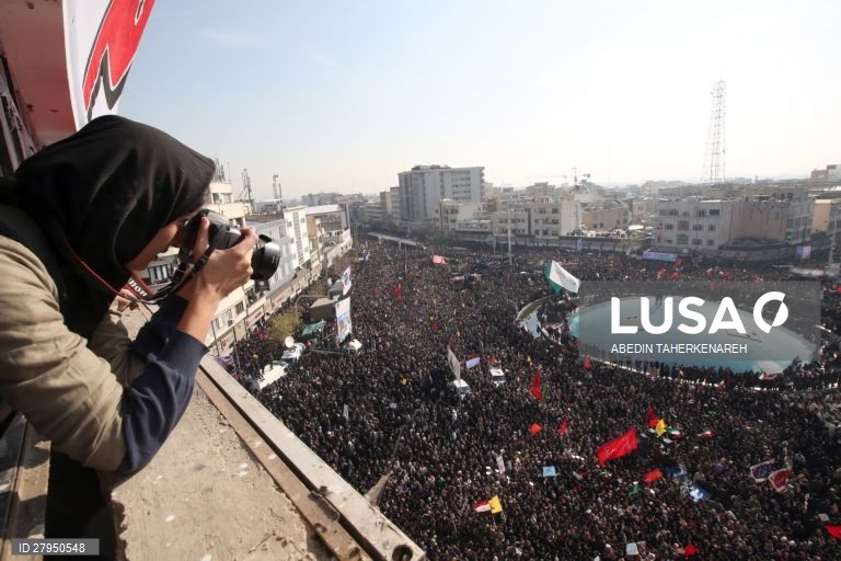 Irão: Cerimónias fúnebres do general Qasem Soleimani em Teerão