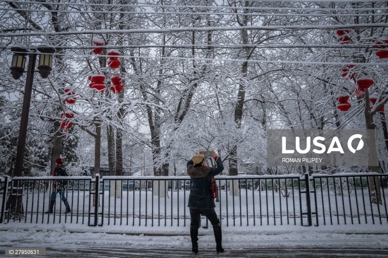 Neve em Pequim