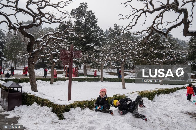 Neve em Pequim