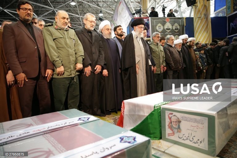 Irão: Cerimónias fúnebres do general Qasem Soleimani em Teerão