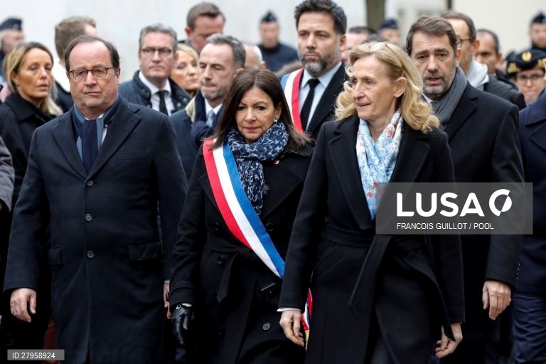 França: 5º aniversário do ataque terrorista ao Charlie Hebdo em Paris