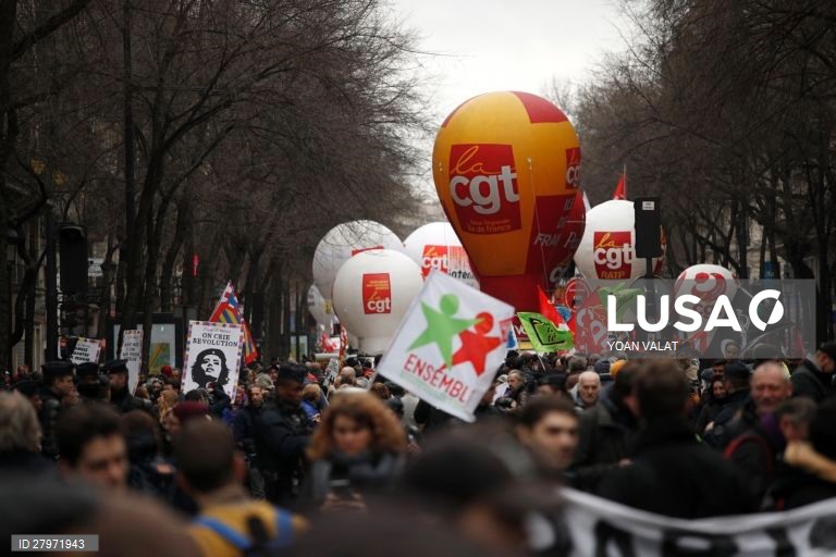 França: greve geral contra reforma do sistema de pensões