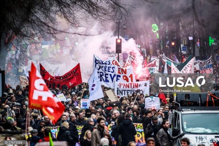 França: greve geral contra reforma do sistema de pensões