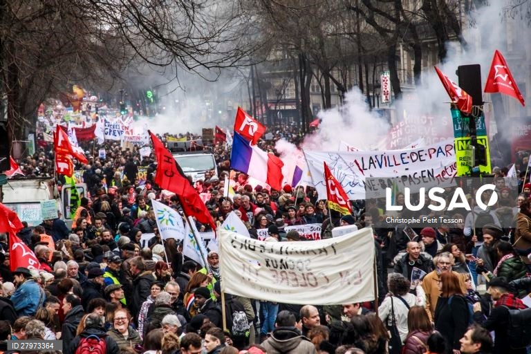 França: greve geral contra reforma do sistema de pensões