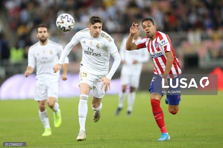 Supertaça de Espanha: Real Madrid vs Atlético de Madrid.