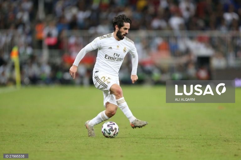 Supertaça de Espanha: Real Madrid vs Atlético de Madrid.
