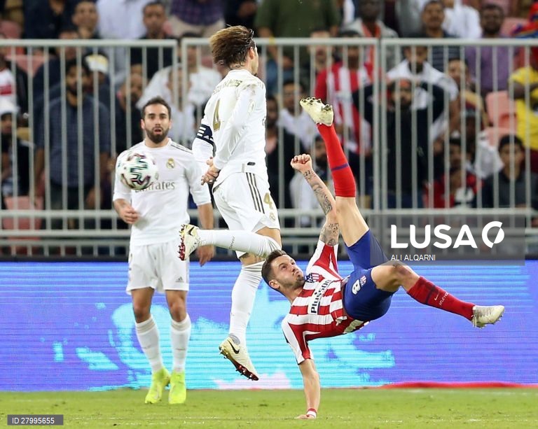 Supertaça de Espanha: Real Madrid vs Atlético de Madrid.