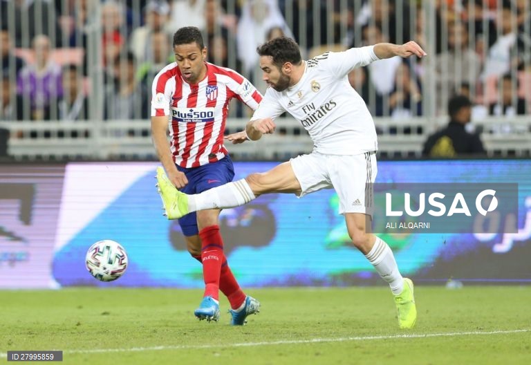 Supertaça de Espanha: Real Madrid vs Atlético de Madrid.