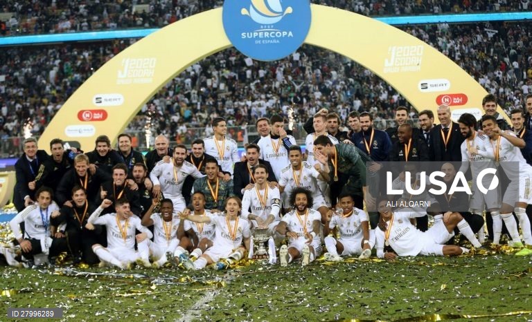 Supertaça de Espanha: Real Madrid vs Atlético de Madrid.