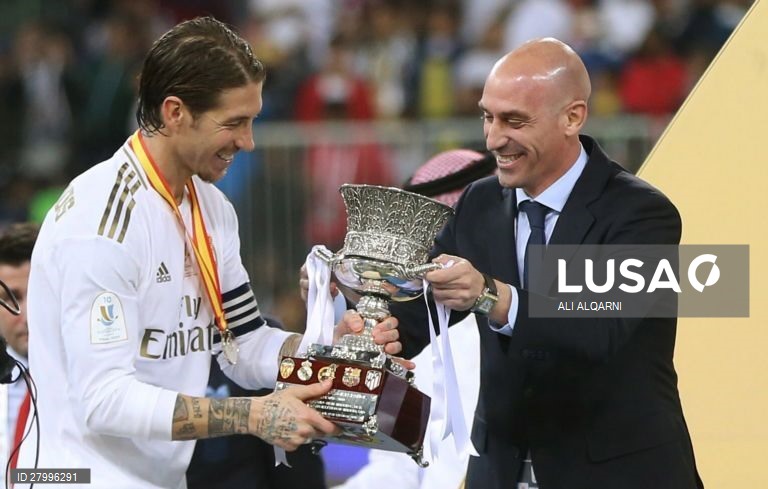 Supertaça de Espanha: Real Madrid vs Atlético de Madrid.