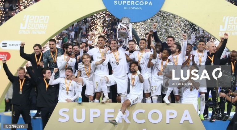 Supertaça de Espanha: Real Madrid vs Atlético de Madrid.