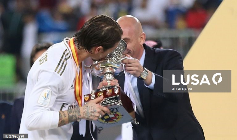 Supertaça de Espanha: Real Madrid vs Atlético de Madrid.