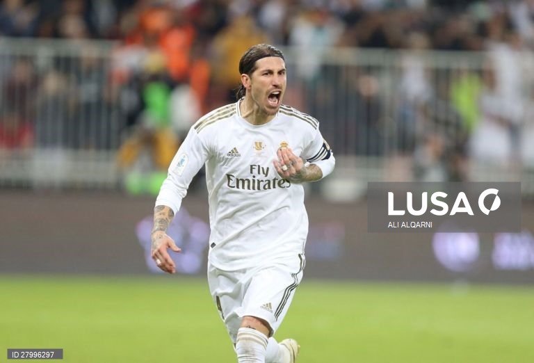 Supertaça de Espanha: Real Madrid vs Atlético de Madrid.