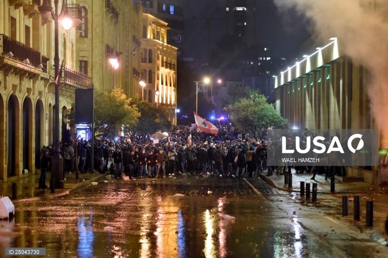 Protestos contra o Governo em Beirute